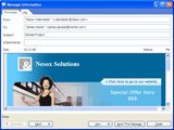 Email Message Preview Window of Email Marketer.