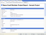 Campaign Reports View of Email Marketer.