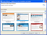 Project Style Wizard of Email Marketer.