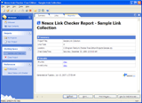 Link Checker Screenshot, Click to enlarge.